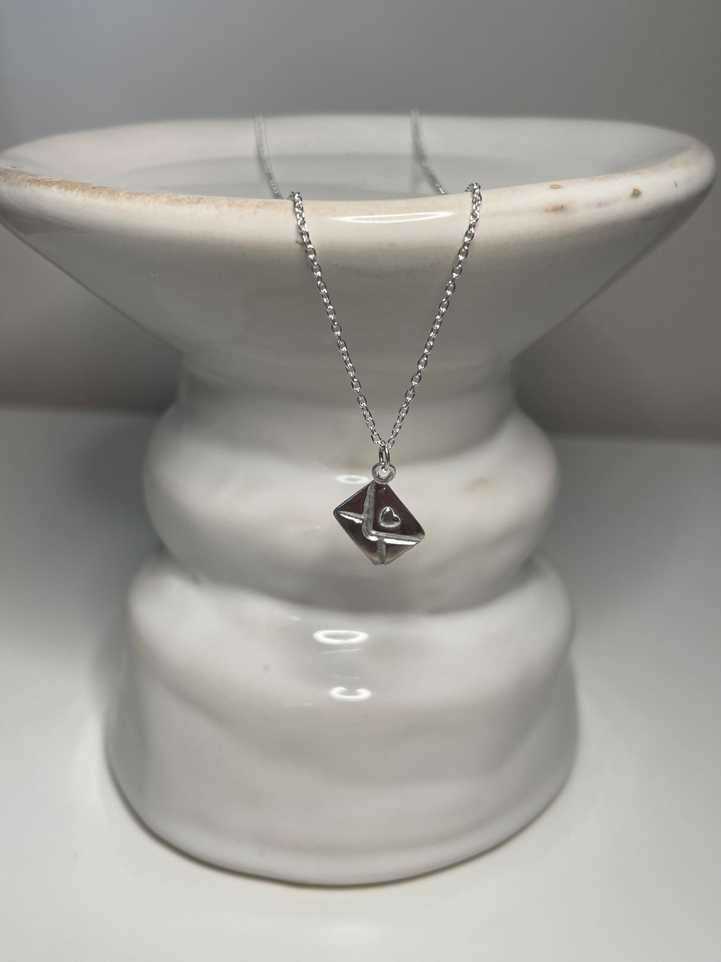 Sterling Silver Love Letter Necklace