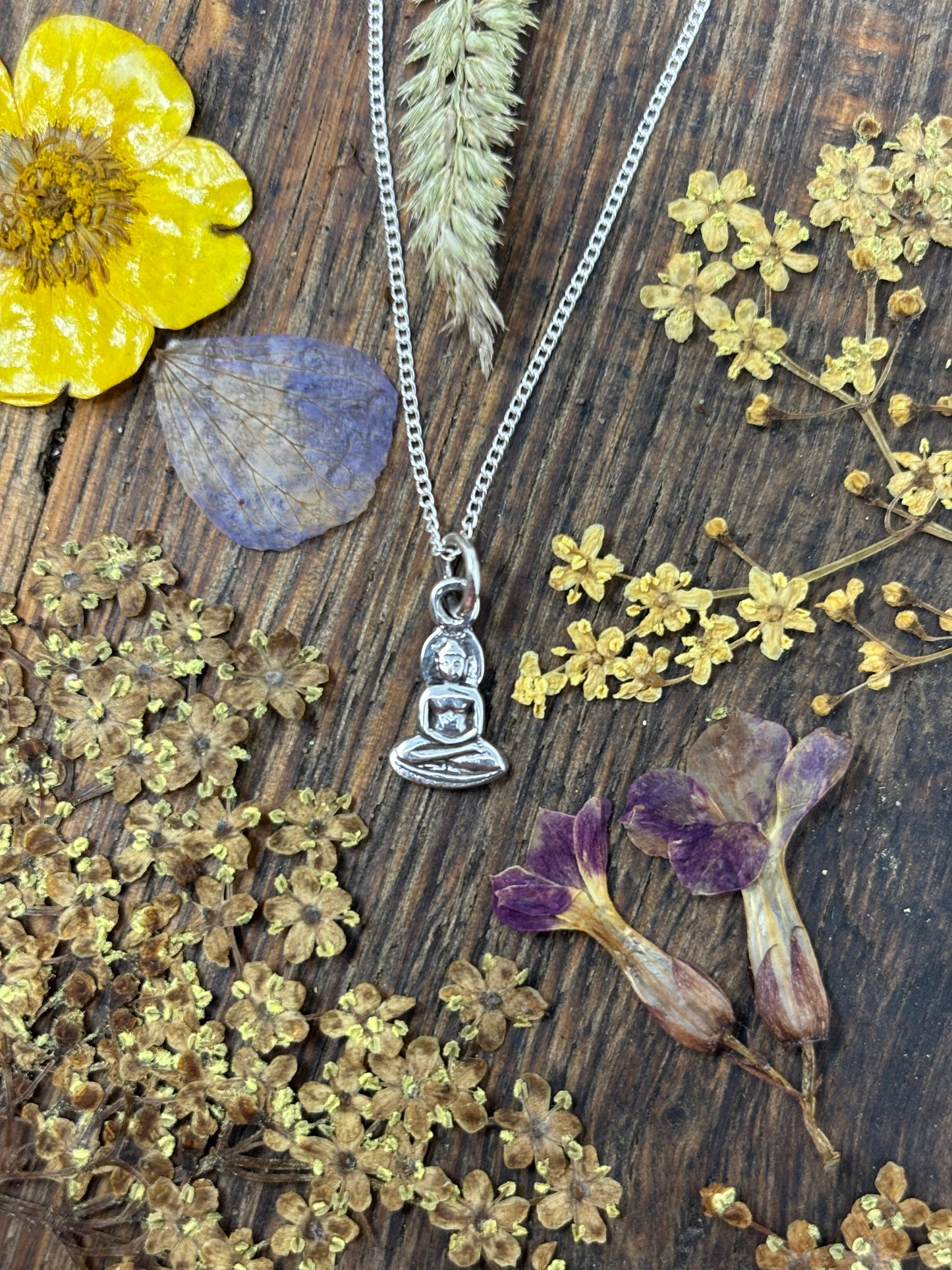 Sterling Silver Buddha Necklace