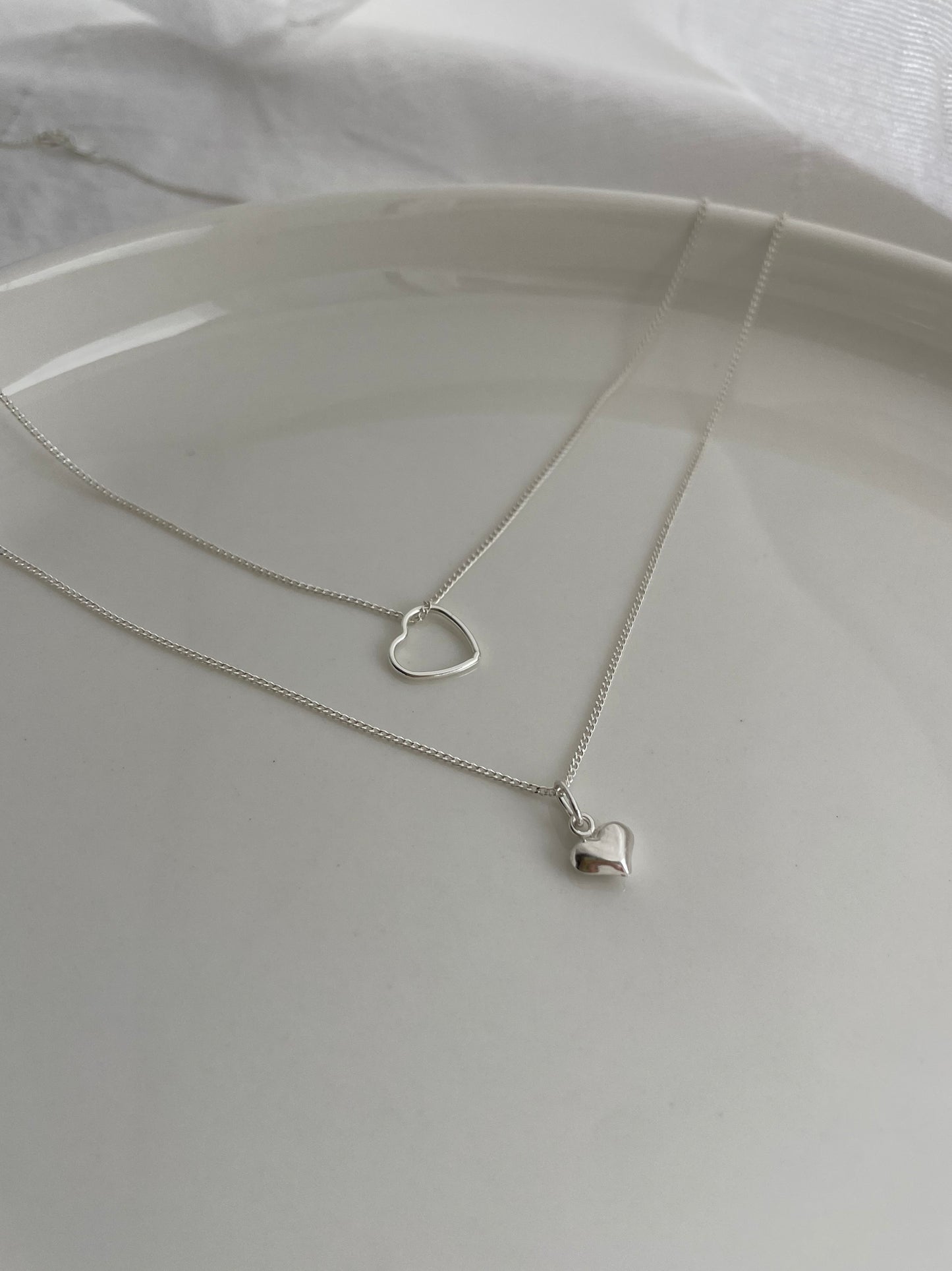 Sterling Silver Mini Heart Necklace