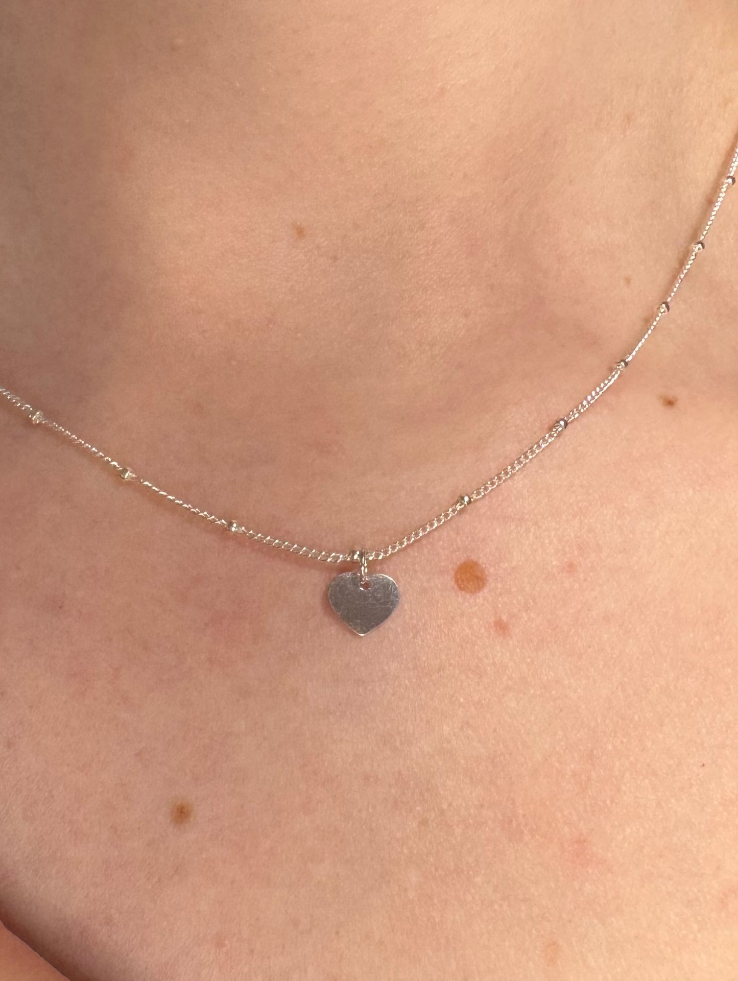 Sterling Silver Heart Necklace