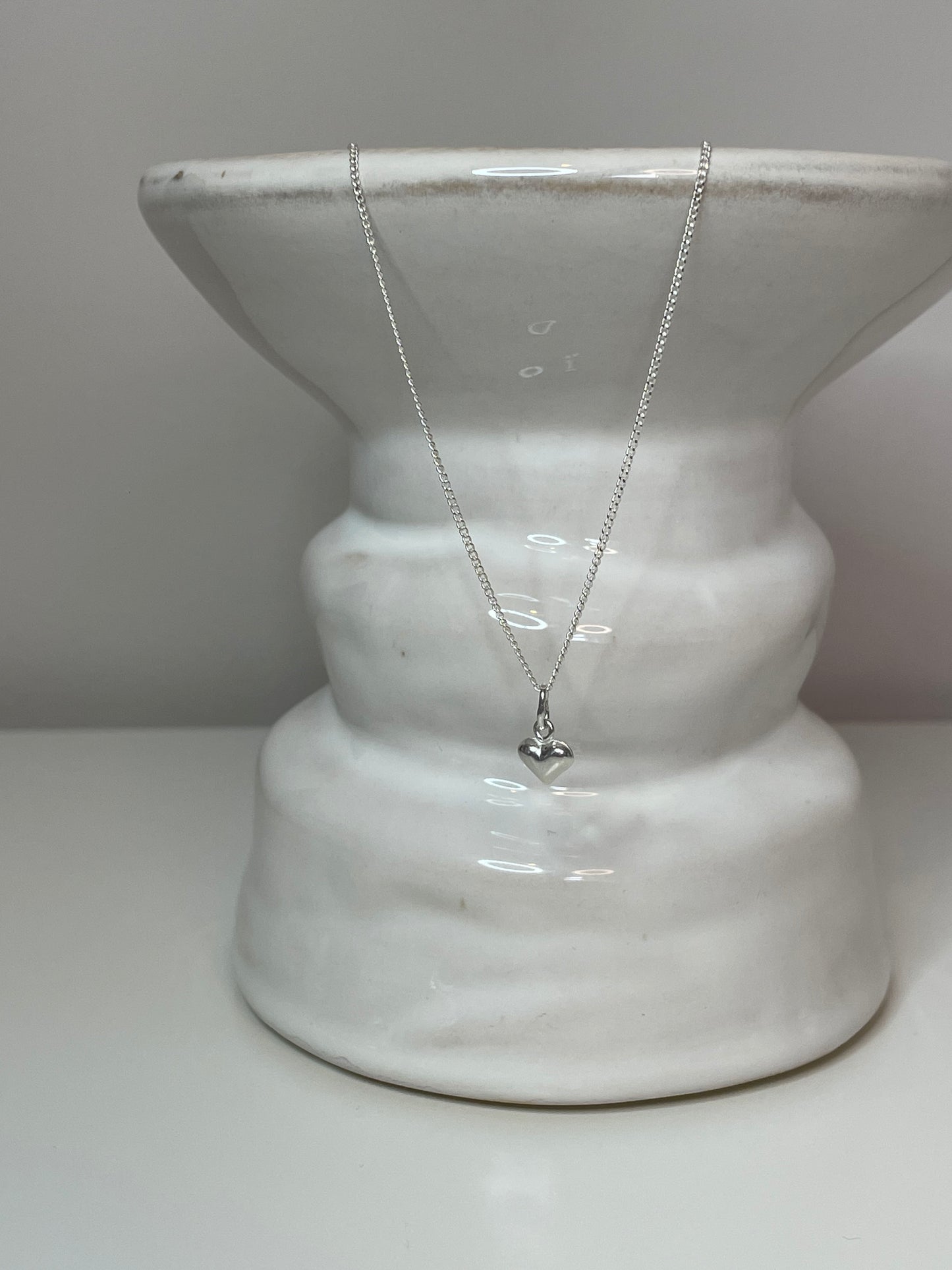 Sterling Silver Mini Heart Necklace