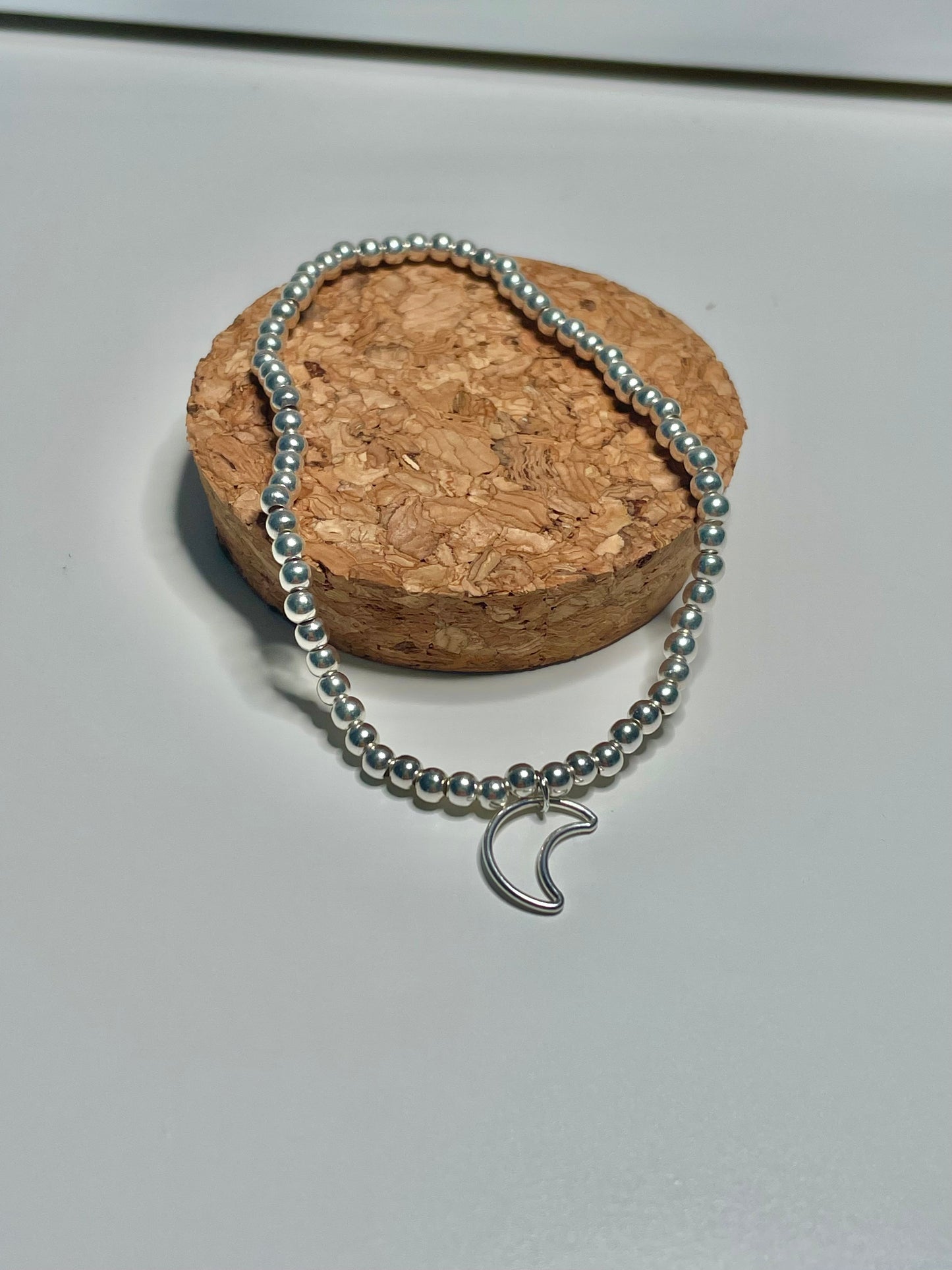 Sterling Silver Moon Bracelet