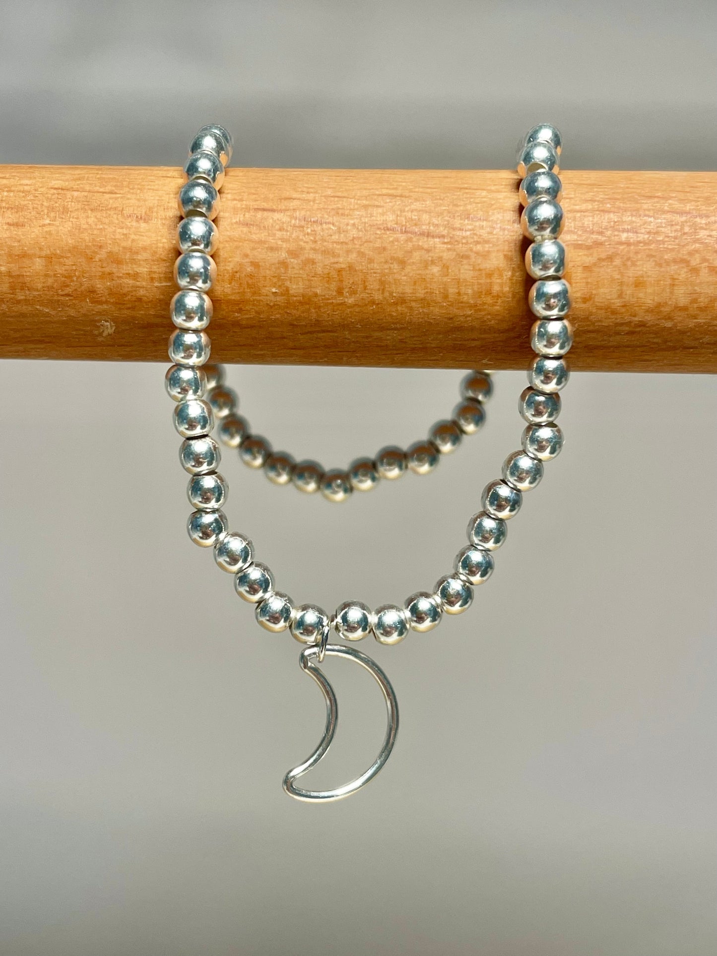 Sterling Silver Moon Bracelet