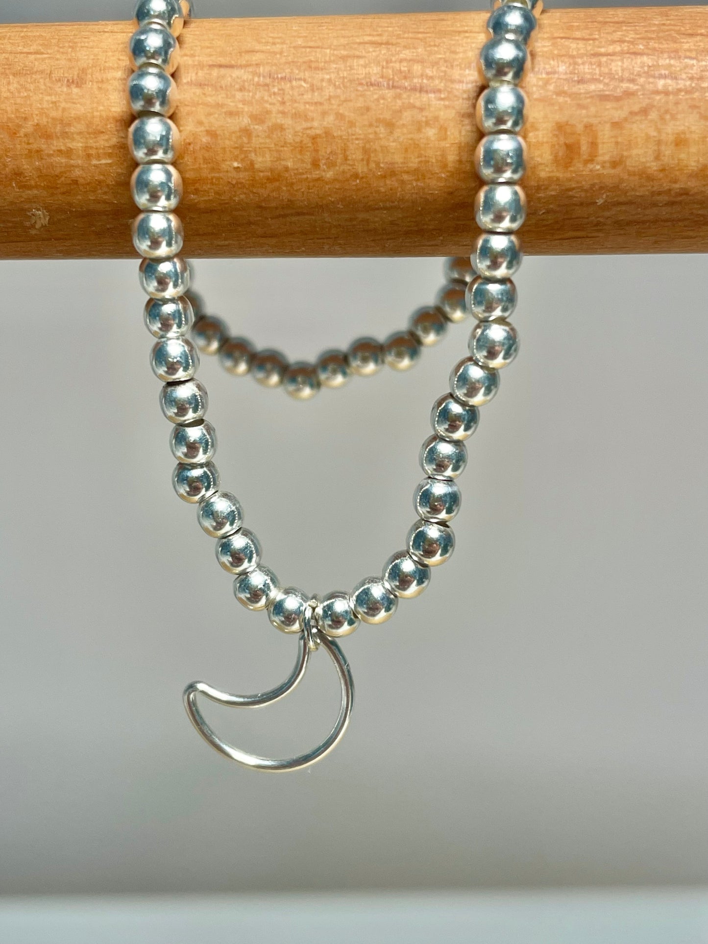 Sterling Silver Moon Bracelet